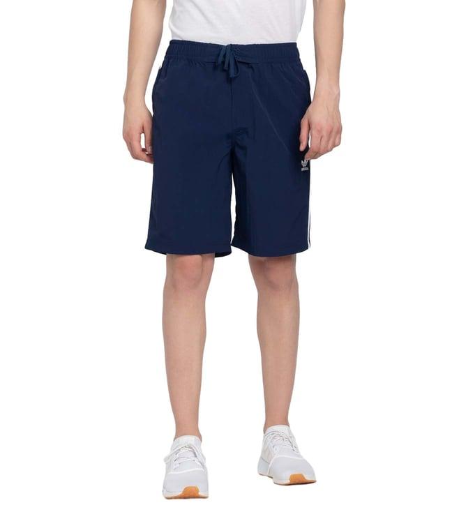 adidas originals indigo stripes regular fit shorts