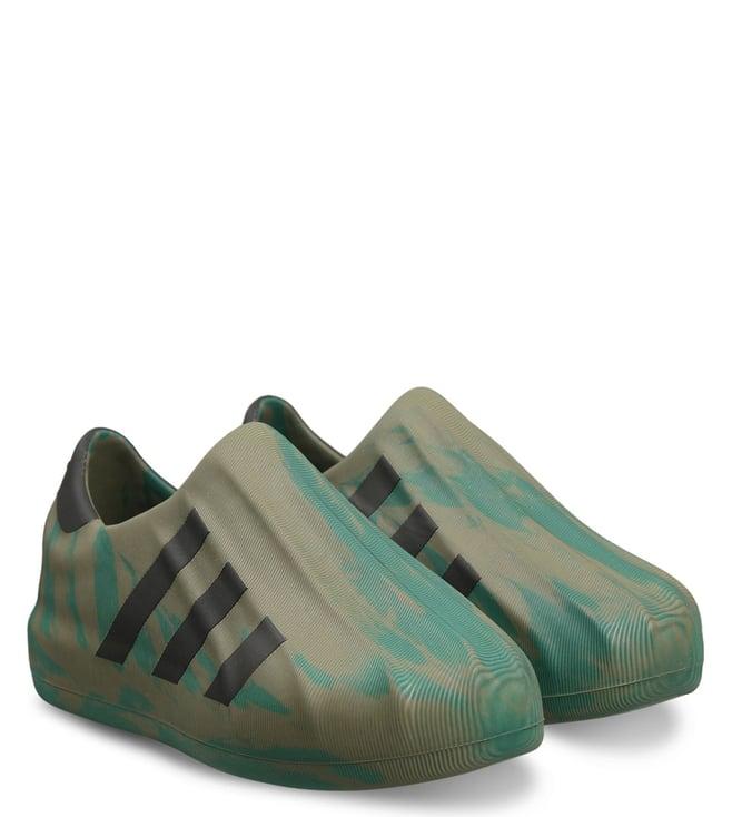 adidas originals men's adifom superstar green loafers