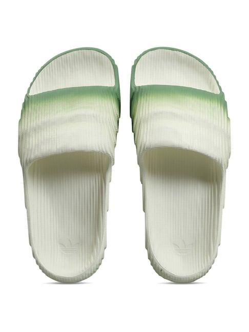 adidas originals men's adilette 22 off white slides