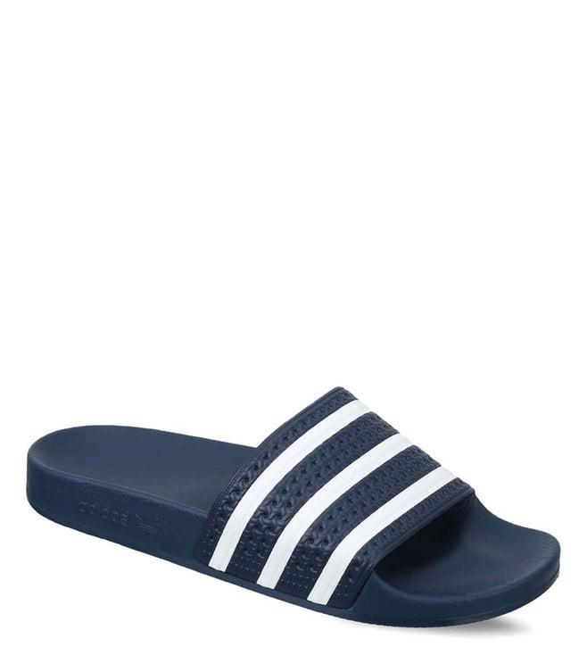 adidas originals men's adilette blue slide sandals