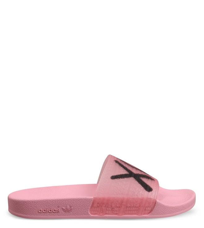 adidas originals men's adilette pink slides