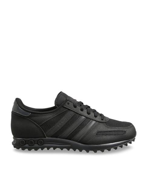 adidas originals men's la trainer black casual sneakers