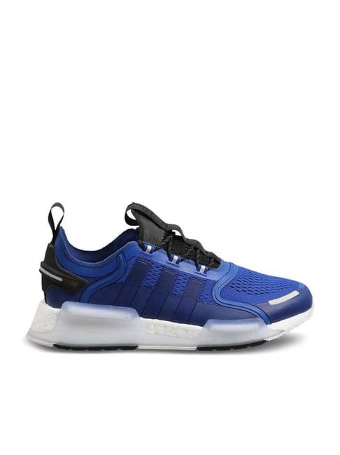 adidas originals men's nmd r1 v3 blue casual sneakers