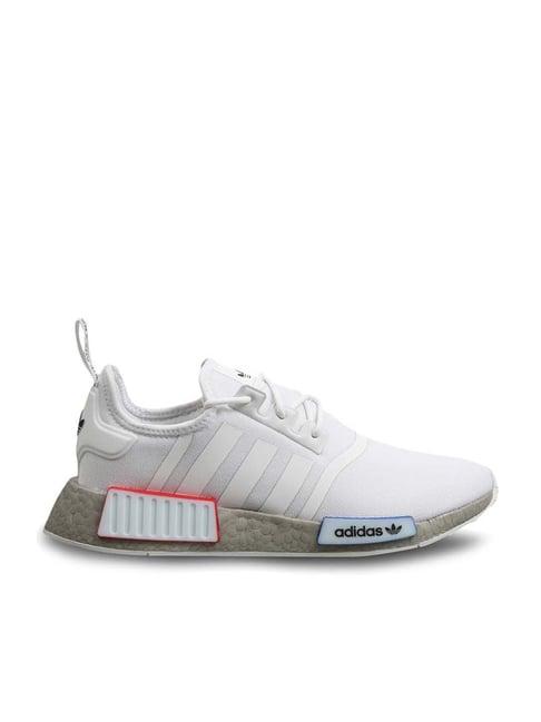 adidas originals men's nmd r1 white casual sneakers