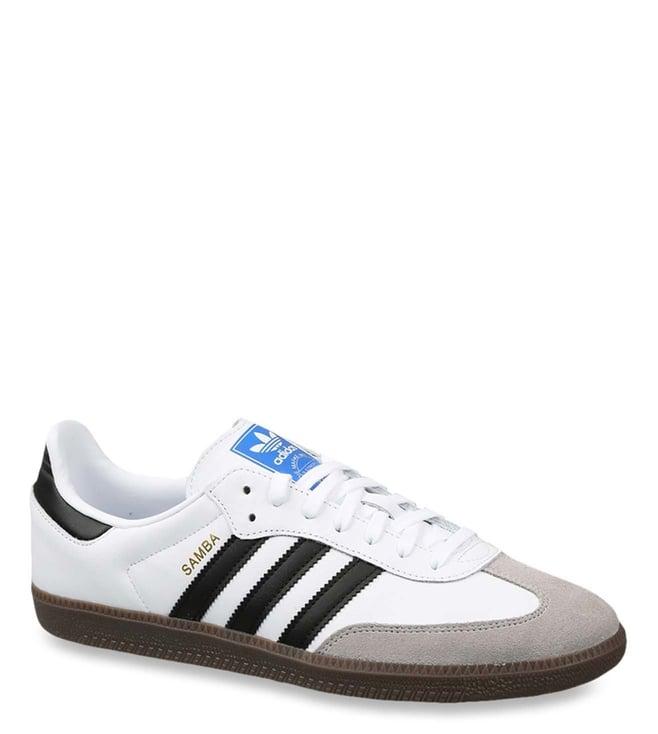 adidas originals men's samba og white sneakers