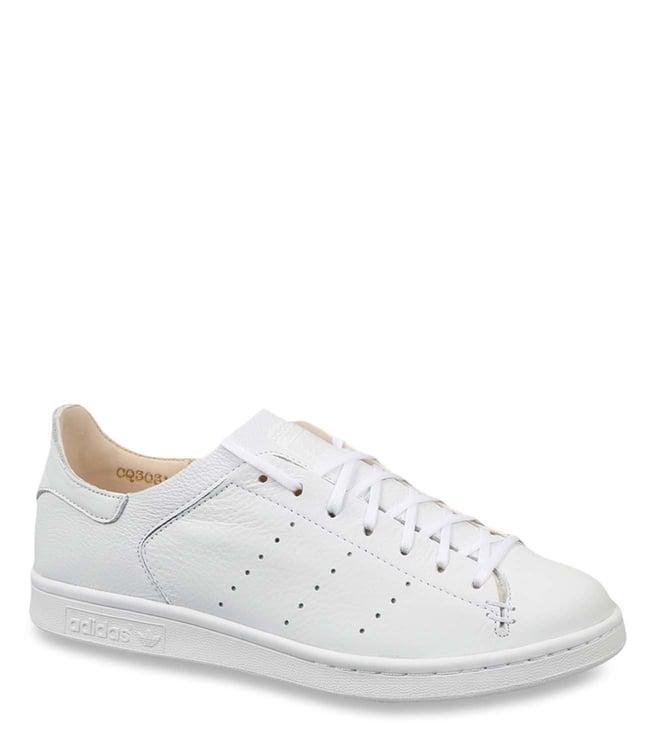 adidas originals men's stan smith lea sock 2 white sneakers