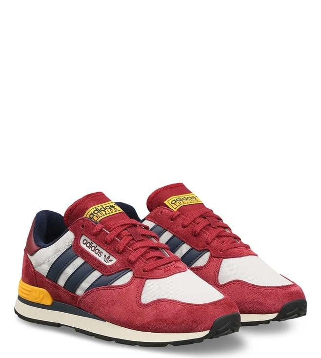 adidas originals men's treziod 2 red sneakers