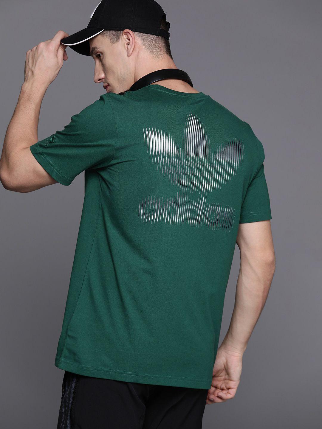 adidas originals men graphic blur trefoil pure cotton t-shirt