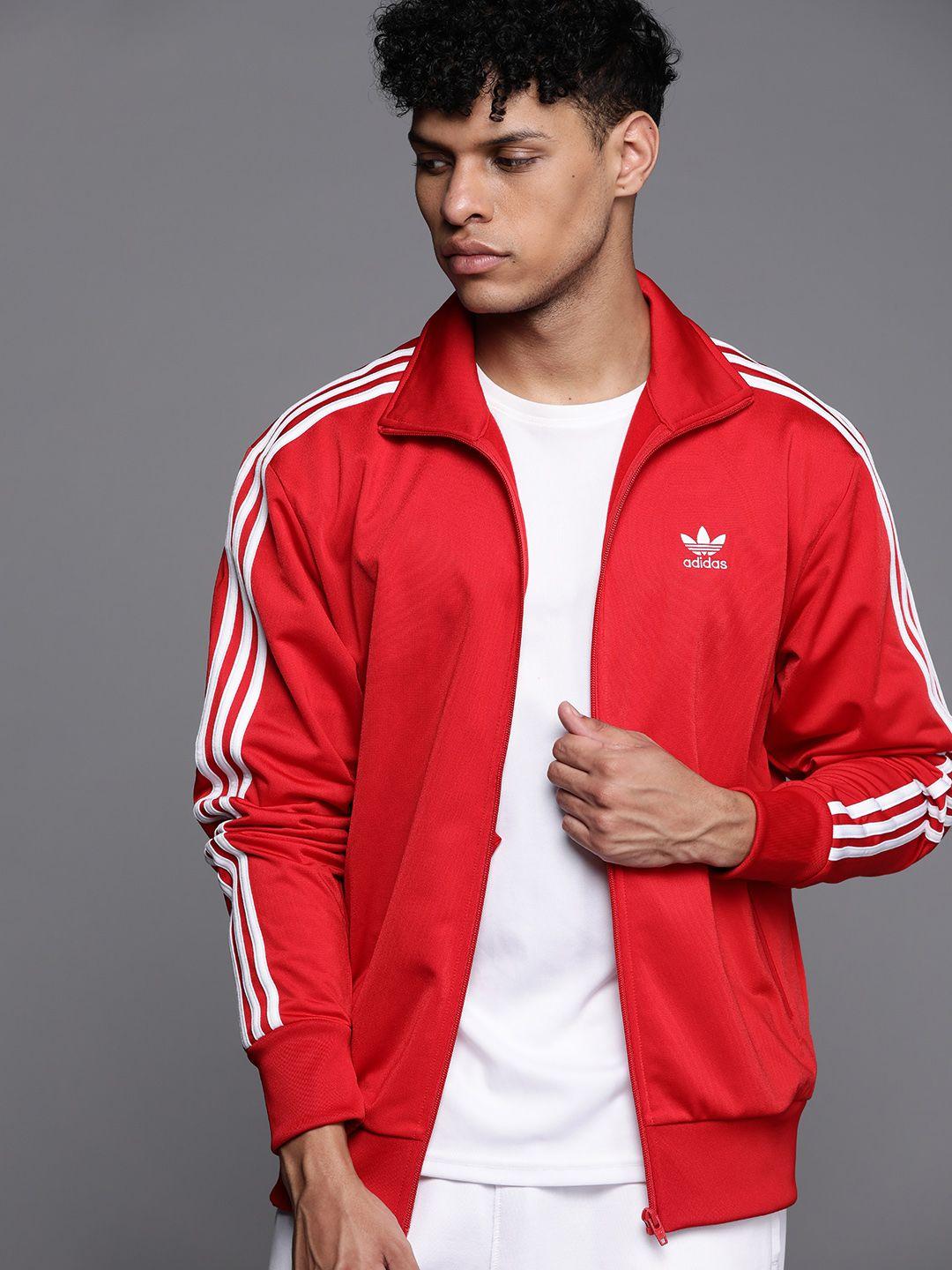 adidas originals men solid firebird tt sporty jacket