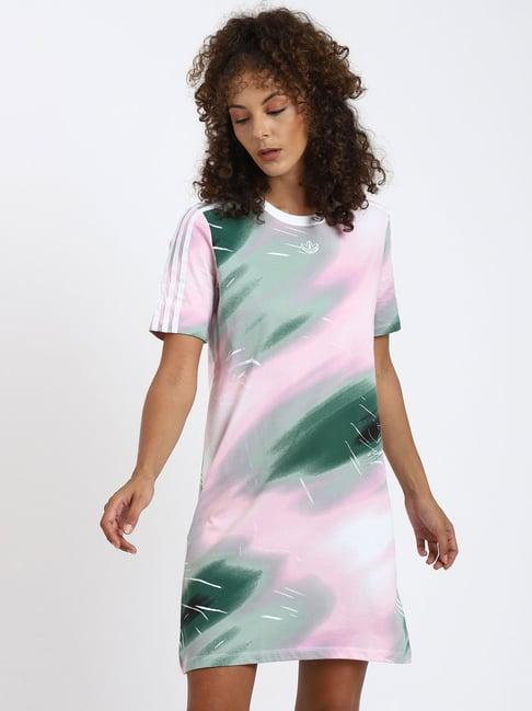 adidas originals multicolor printed dress
