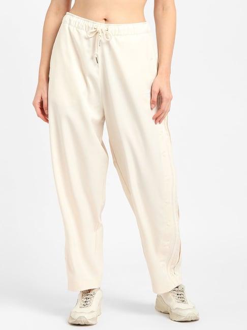adidas originals off white relaxed fit track pants