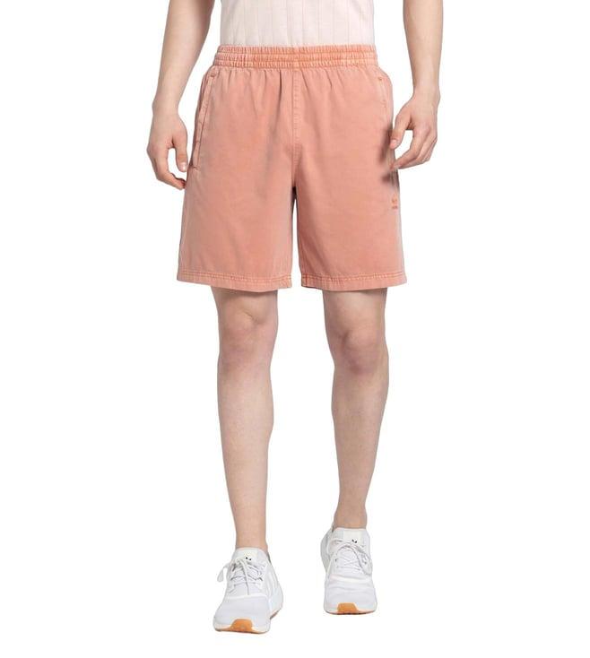 adidas originals red regular fit shorts