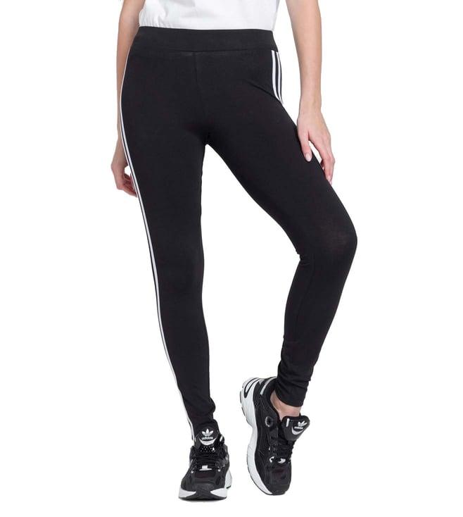 adidas originals red stripes fitted tights