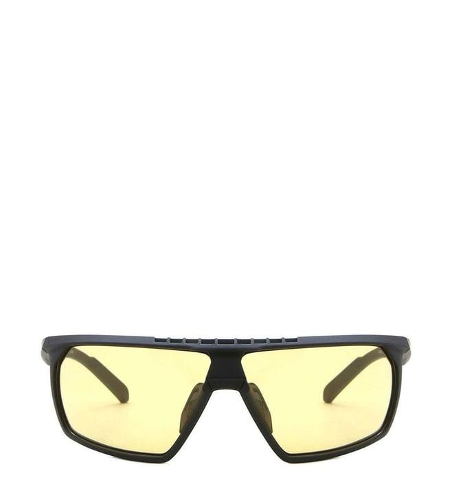 adidas originals sp003002e yellow wraparound sunglasses for men