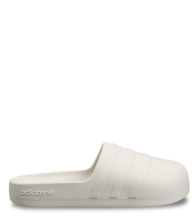 adidas originals white men adifom adilette back strap sandals