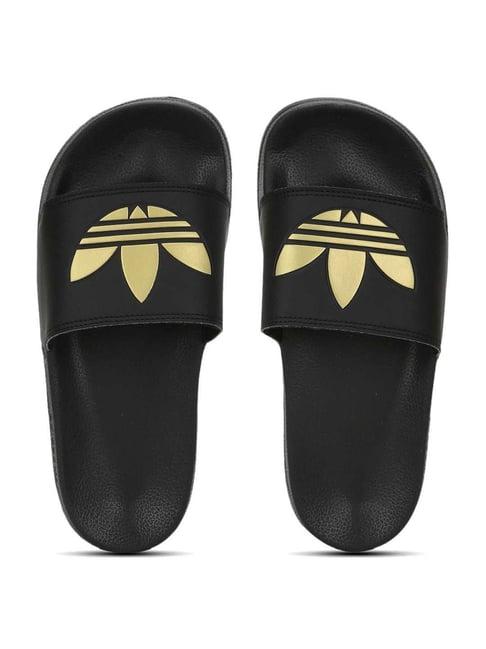 adidas originals women's adilette lite jet black slide