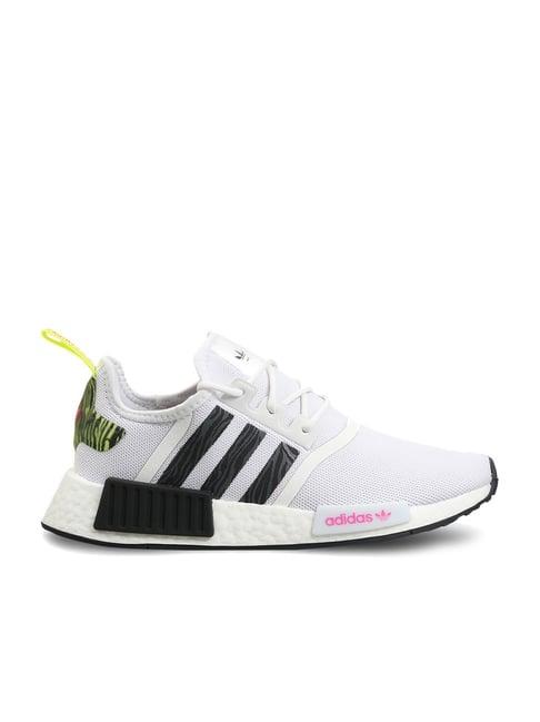 adidas originals women's nmd_r1 white running shoes