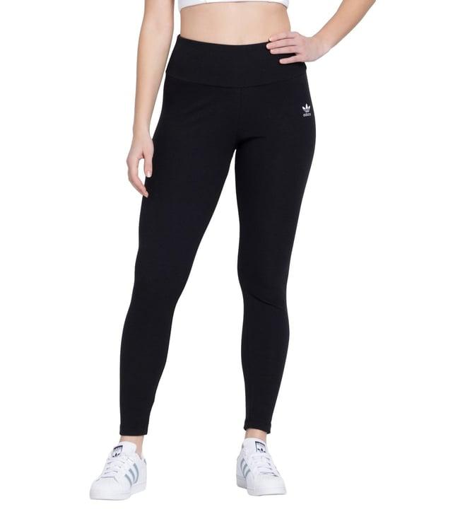 adidas originals women black ess hw tights