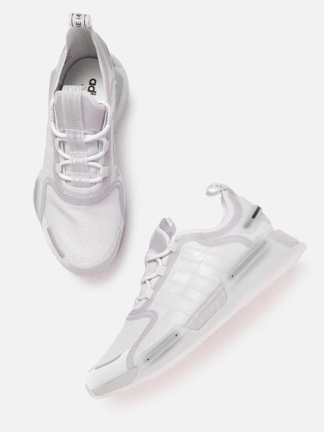 adidas originals women grey nmd r1 vr sustainable sneakers