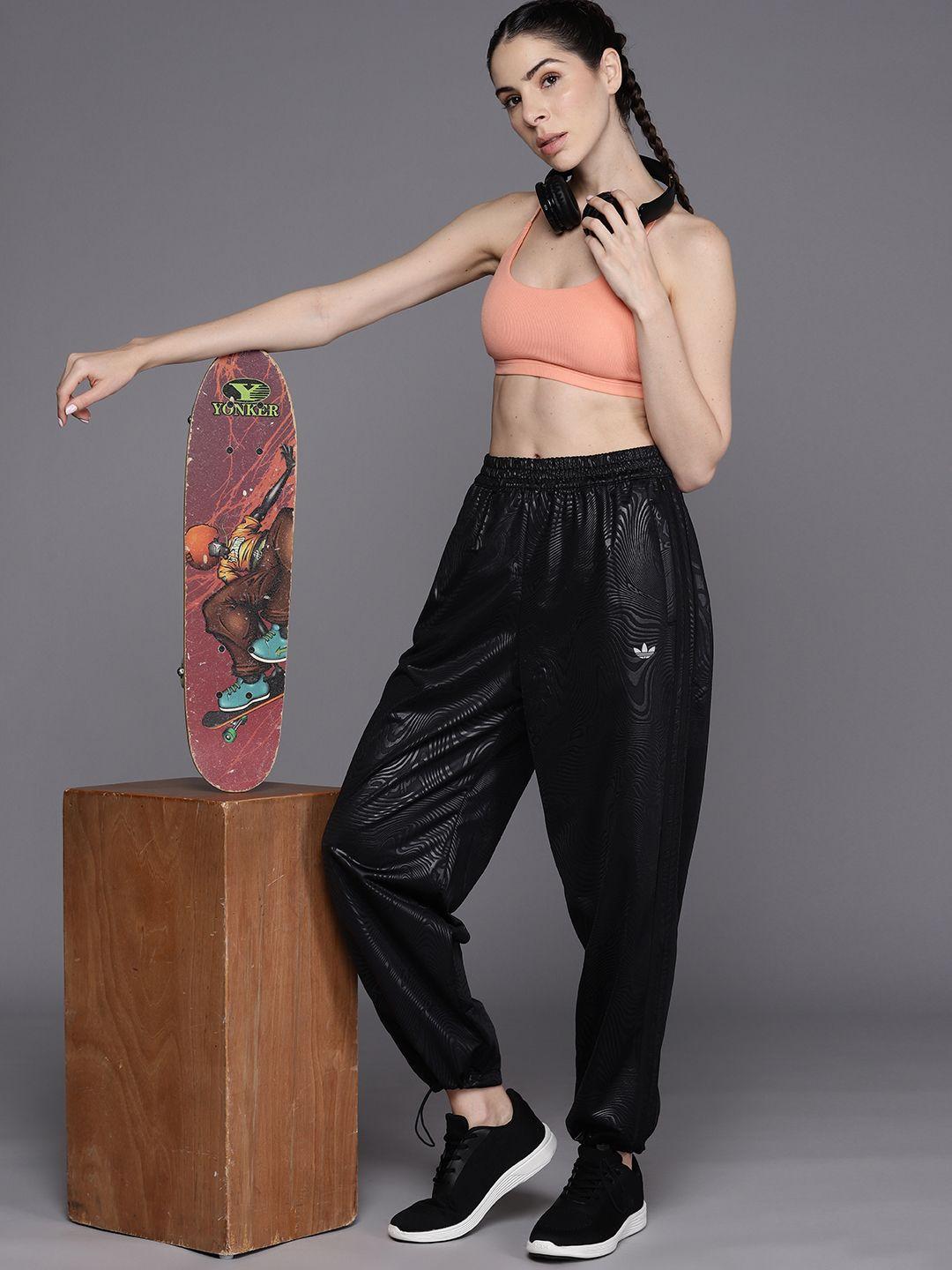 adidas originals women marble printed firebird joggers