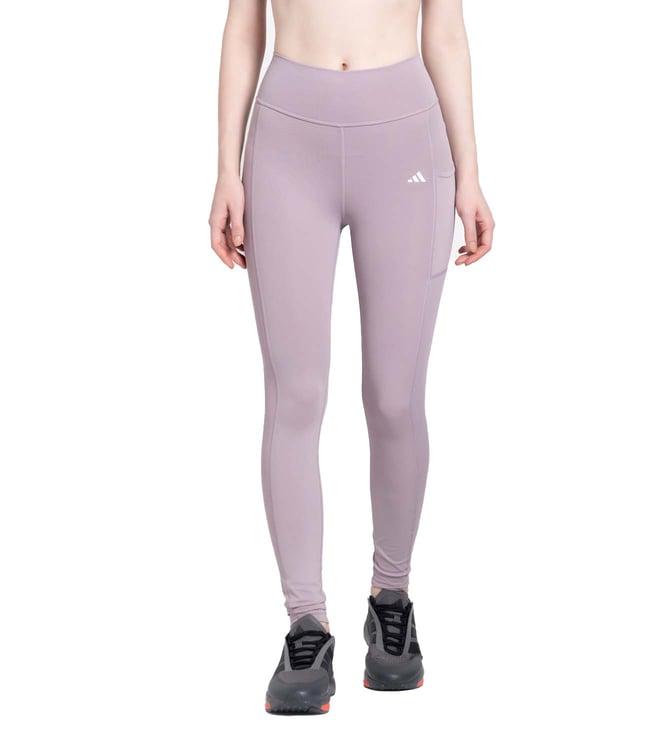 adidas purple fitted tights