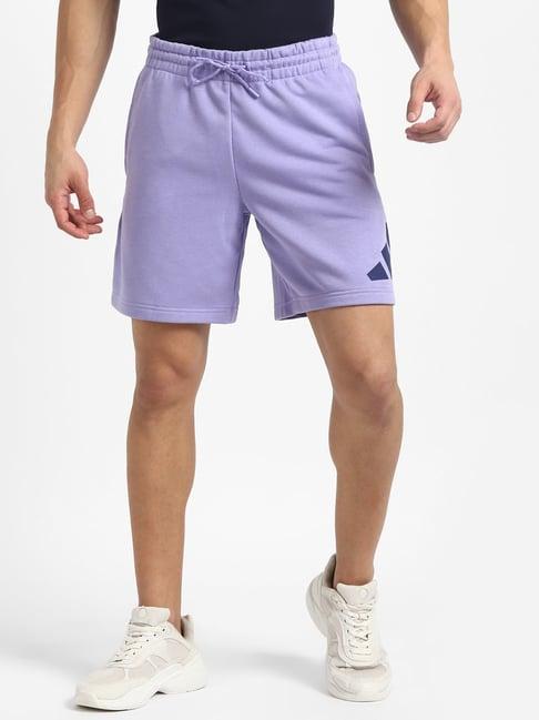 adidas purple printed shorts