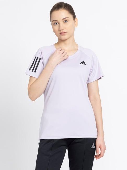 adidas purple printed tennis t-shirt