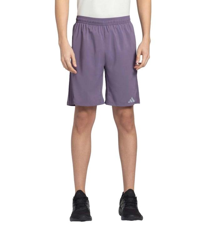 adidas purple regular fit shorts