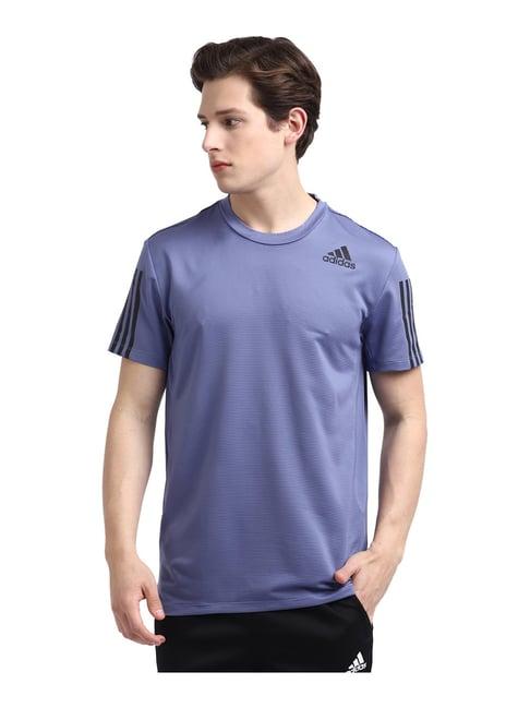 adidas purple round neck t-shirt