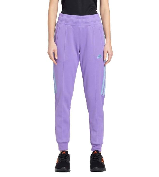 adidas purple stripes tiro regular joggers