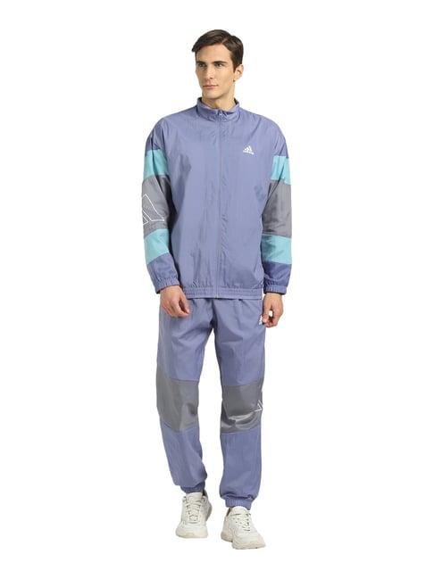 adidas purple tracksuit