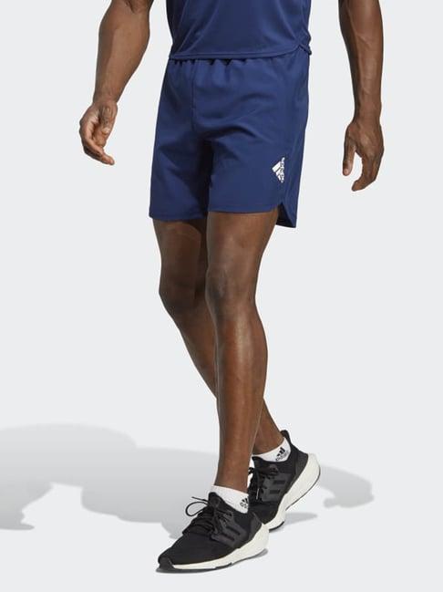 adidas royal blue regular fit sports shorts