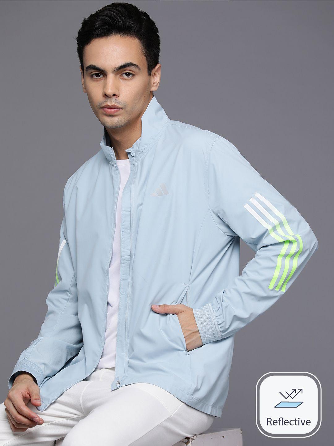 adidas run icons reflective elements detailed wind.rdy running jacket