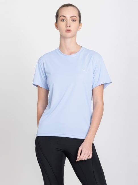 adidas sky blue running t-shirt