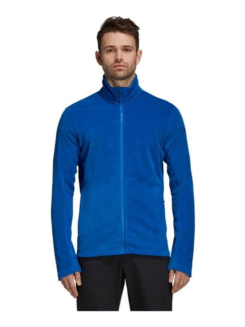 adidas tivid fl jk blue regular fit sweatshirt