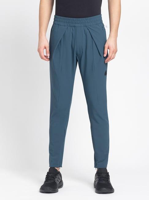 adidas turquoise regular fit city escape sports trackpants