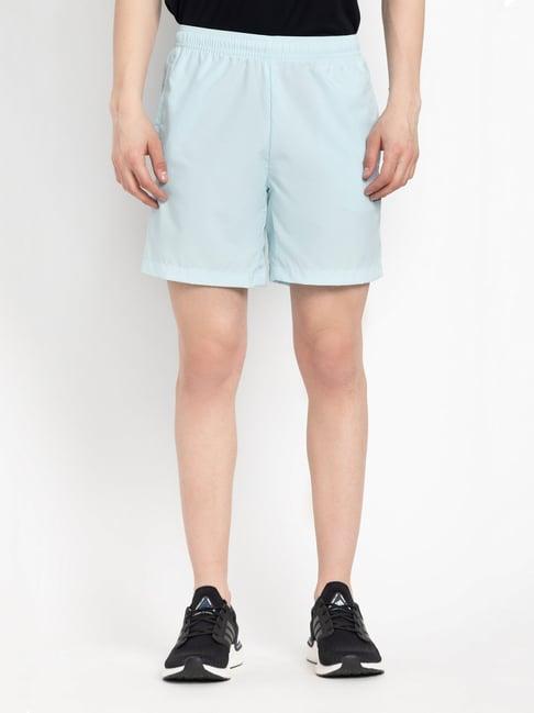 adidas turquoise regular fit sports shorts