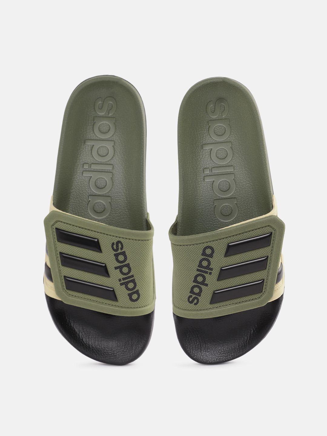 adidas unisex striped adilette tnd sliders