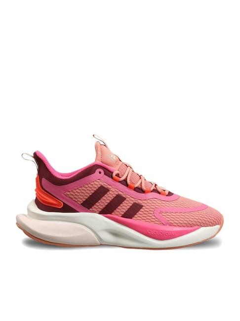 adidas women's alphabounce + peach running shoes