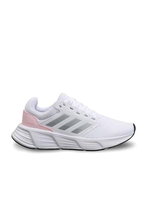 adidas women's galaxy 6 white running shoes