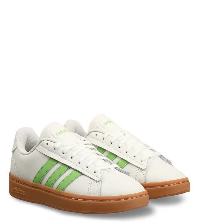 adidas women's grand court alpha off white sneakers