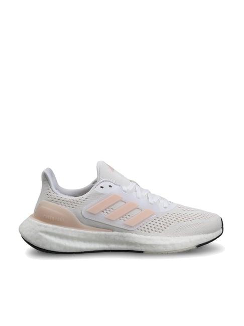 adidas women's pureboost 23 off white running shoes