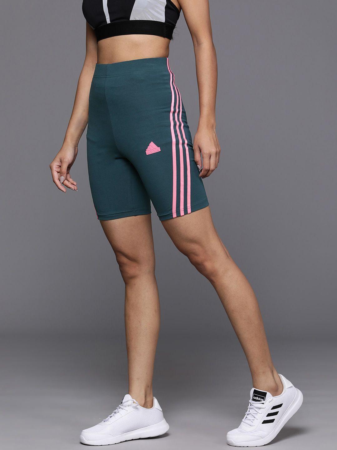 adidas women 3-striped slim fit biker shorts