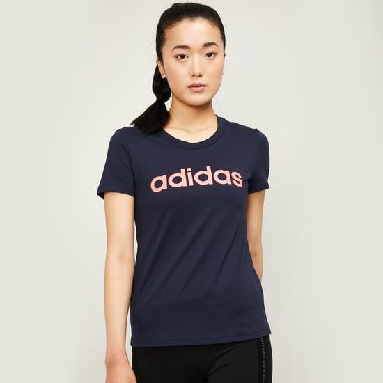 adidas women typographic print short sleeves t-shirt