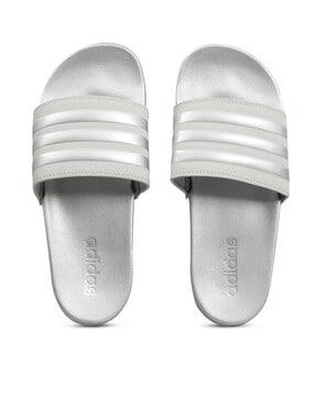 adilette comfort striped slides