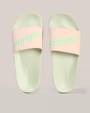 adilette shower brand embossed sliders