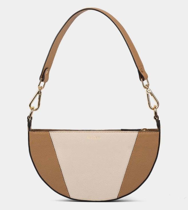 adisee sand & ivory ava shoulder bag