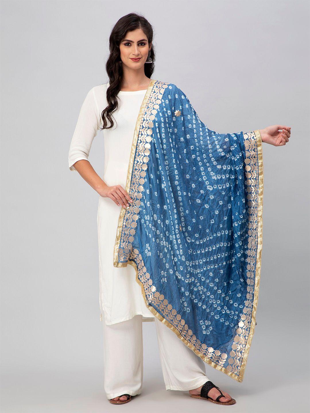 aditi wasan bandhani printed embellished dupatta