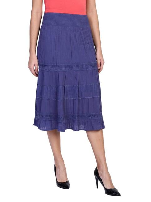 aditi wasan blue circular skirt