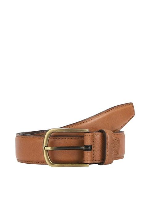 aditi wasan tan leather waist belt for men